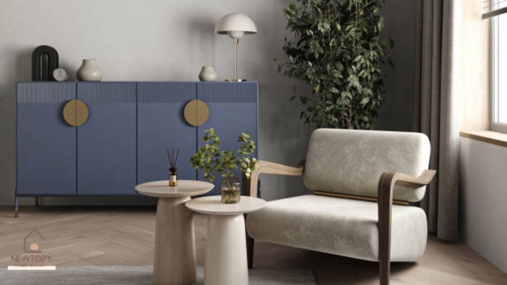 Grey and Beige Living Room - Newtopy