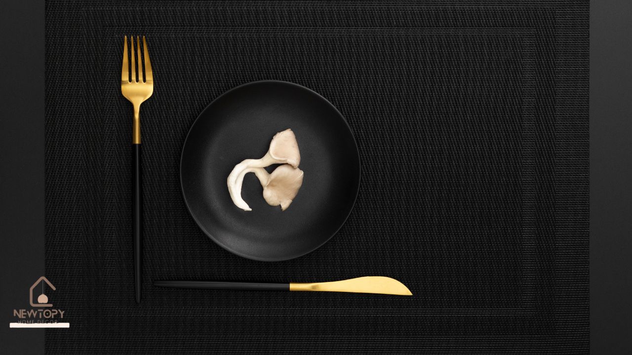 black colour dinner set - newtopy